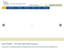 Tablet Screenshot of care-south.co.uk